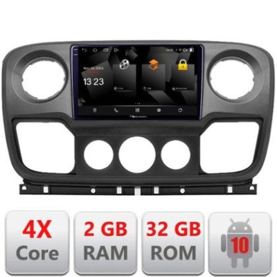 Navigatie Opel Movano, Renault Master 2010-2021 Android Ecran 720P Quad Core 2+32 carplay android auto CarStore Technology foto