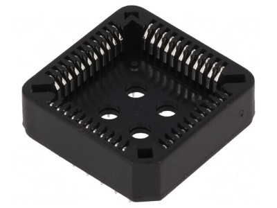 Soclu PLCC44 THT bronz-fosfor pentru circuite integrate foto