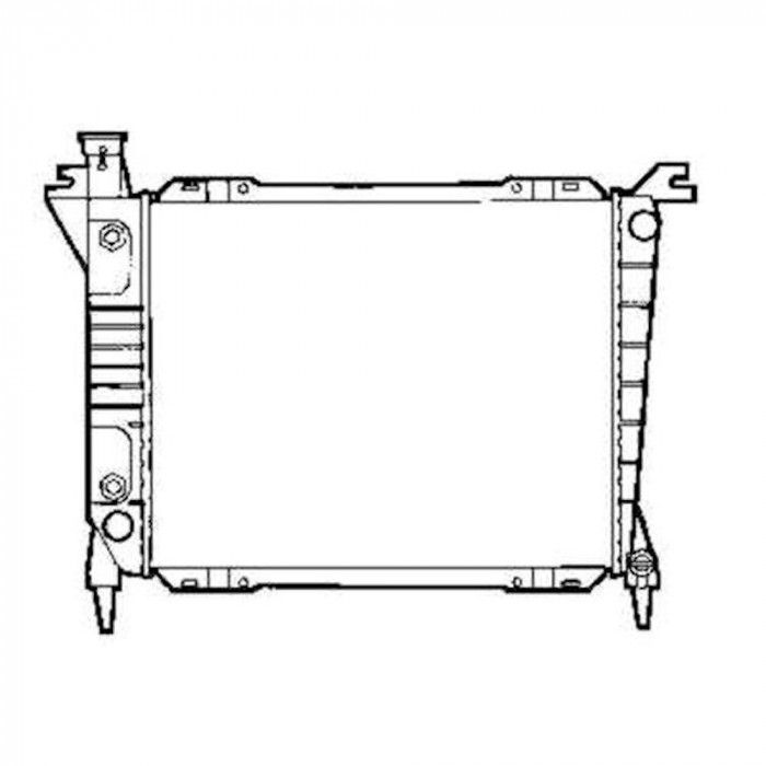 Radiator racire Ford Aerostar, 09.1985-1996, Motorizare 2, 8 V6 96kw; 3, 0 V6 108kw Benzina, tip climatizare cu/fara AC, cutie M/A, dimensiune 570x44