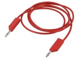 Cablu de măsurare HIRSCHMANN 60VDC 30VAC 32A, 1,5m roșu