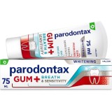 Pasta de dinti parodontax, Gum+ Breath &amp; Sensitivity Whitening, 75 ml