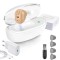 Aparat Auditiv Vala Tech&reg;️, Autonomie 60h, 130 dB, Incarcare Rapida 1h, Carcasa Magnetica, Microfon, Control Volum, Reducere Zgomot, Port Type-C