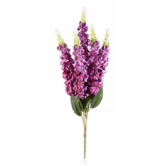 Buchet Zambile artificiale mov verde 58 cm
