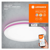 Plafoniera LED RGB inteligenta Ledvance SMART+ Wifi Orbis Circle 460, 28W, 2400