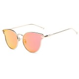 Ochelari Soare Dama - CAT EYE DESIGN - Rama Metal , Protectie UV 100% - Model 7, Femei, Sport, Protectie UV 100%