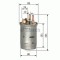 Filtru combustibil FORD MONDEO III (B5Y) (2000 - 2007) BOSCH 0 450 906 376