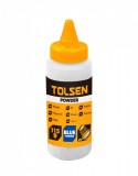 Praf de Creta Alb Tolsen, 225g, Pentru Sfoara de Trasare - Linii Precise, Constructii si Renovari