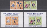 Coreea de Sud 1972 - Jocurile Olimpice - Munchen, Serie + 2 Colite, MNH