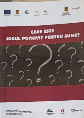 CARE ESTE JOBUL POTRIVIT PENTRU MINE?-IDECO-205783 foto
