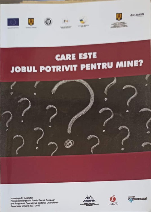 CARE ESTE JOBUL POTRIVIT PENTRU MINE?-IDECO-205783