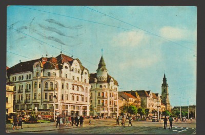 CPIB 17146 CARTE POSTALA - ORADEA. PIATA VICTORIEI foto