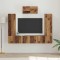 vidaXL Set comodă TV 7 pcs Lemn vechi 180 x 30 x 120 cm Lemn compozit 3393135
