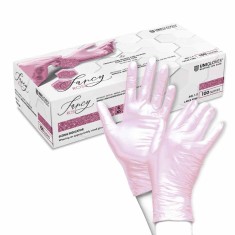 Manusi Nitril Colorate UNIGLOVES Fancy - M - ROSE