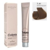 Saten Mediu Cupru cenusiu 7.41 Vopsea Colora MaXXelle cu extract de Goji 100 ML