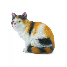 Figurina pisica Domestica pictata manual S Collecta