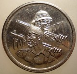 J.212 IRAK IRAQ ANIVERSARE ARMATA 500 FILS 1971 XF/AUNC, Asia, Nichel