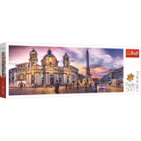 Puzzle Trefl, Panorama Piata Navona din Roma, 500 piese