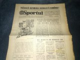 ZIARUL SPORTUL 30 DECEMBRI 1982