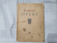 Mihai Eminescu Opere Vol III 1944 foto