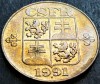 Moneda 2 Coroane Cehoslovacia 1991 UNC - Royal Mint - Numismatica