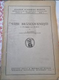 Sabii Brancovenesti - O Punere la Punct, C. Marinescu, 1945, Istorie, Sfintii Brancoveni
