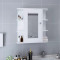 Dulap de baie cu oglinda, alb, 66x17x63 cm, MDF GartenMobel Dekor