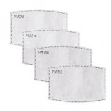Set 10 Filtre Masca Protectie Praf Anti Ceata PM2.5 pentru Masca Reutilizabila, Negru