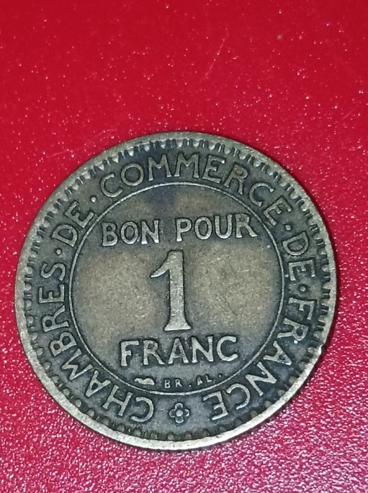1 franc 1924, Franta [poze]. Discount conform descriere [10 - 20 %. Vezi descrierea.].