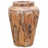 Cumpara ieftin Vaza decorativa, 40 x 60 cm, lemn masiv de tec