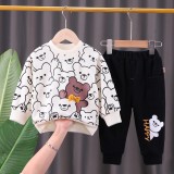 Compleu pentru baietei - Happy Teddy (Marime Disponibila: 2 ani)