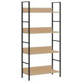 Cumpara ieftin Etajera carti 3 rafturi, stejar,60x27,6x124,5 cm lemn prelucrat