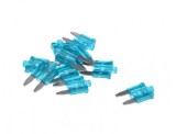 Set 10 Sigurante Mini Auto 15A cu LED 11mm