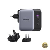 Incarcator Retea UGREEN CD296 65W 5A 1 x USB-A - 2 x USB-C Gri