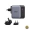 Incarcator Retea UGREEN CD296 65W 5A 1 x USB-A - 2 x USB-C Gri