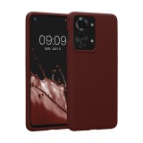 Husa Kwmobile pentru OnePlus Nord 2T, Silicon, Rosu, 58764.190, Carcasa