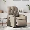 VidaXL Fotoliu rabatabil electric, cappuccino, piele ecologică 3204764
