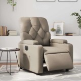 VidaXL Fotoliu rabatabil electric, cappuccino, piele ecologică 3204764