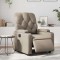 vidaXL Fotoliu rabatabil electric, cappuccino, piele ecologică 3204764