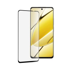 Folie sticla telefon compatibila realme 11 5g, full glue, 111d, black foto