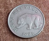 C50 - Moneda foarte veche - Croatia ante euro - 5 kuna - 2001, Europa