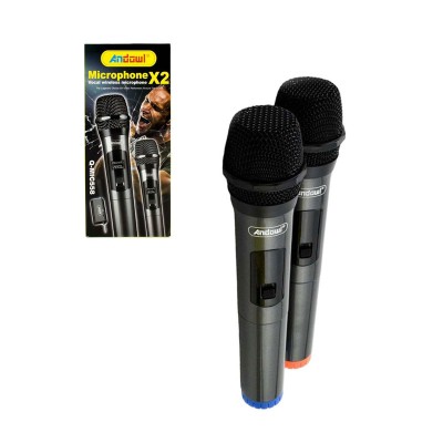 Set 2 microfoane profesionale, wireless, QMIC558 foto