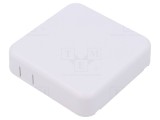 Carcasă universală ABS albă 80x80x20mm