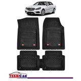 Covorase Auto TeamCar&reg; Tip Tavita Compatibile Mercedes-Benz E-Class W212 (2009&ndash;2016) Negru Material Rezistent, Cauciuc