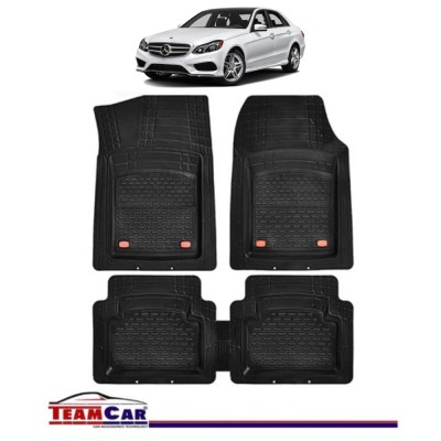 Covorase Auto TeamCar&amp;reg; Tip Tavita Compatibile Mercedes-Benz E-Class W212 (2009&amp;ndash;2016) Negru Material Rezistent foto