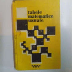 TABELE MATEMATICE UZUALE , ED. a VII a de E. ROGAI , C. TEODORESCU , 1973