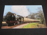Locomotiva cu Abur 7820 &bdquo;Dinmore Manor&rdquo;, West Somerset Railway . Carte Poștală Temă Feroviară de Colecție, Necirculata, Printata