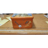 Cutie muzicală borcan de biscuiți vintage #A6041