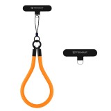 Snur telefon universal Asteroid GSM Rope Wrist Strap RWS2-01, portocaliu
