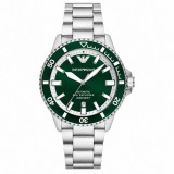 Emporio Armani Sea Explorer AR60080 Ceas Automat pentru Bărbați cu Brățară din Oțel Inoxidabil 42.5mm