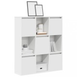 Cumpara ieftin Bibliotecă, alb, 89x24x101,5 cm, lemn prelucrat